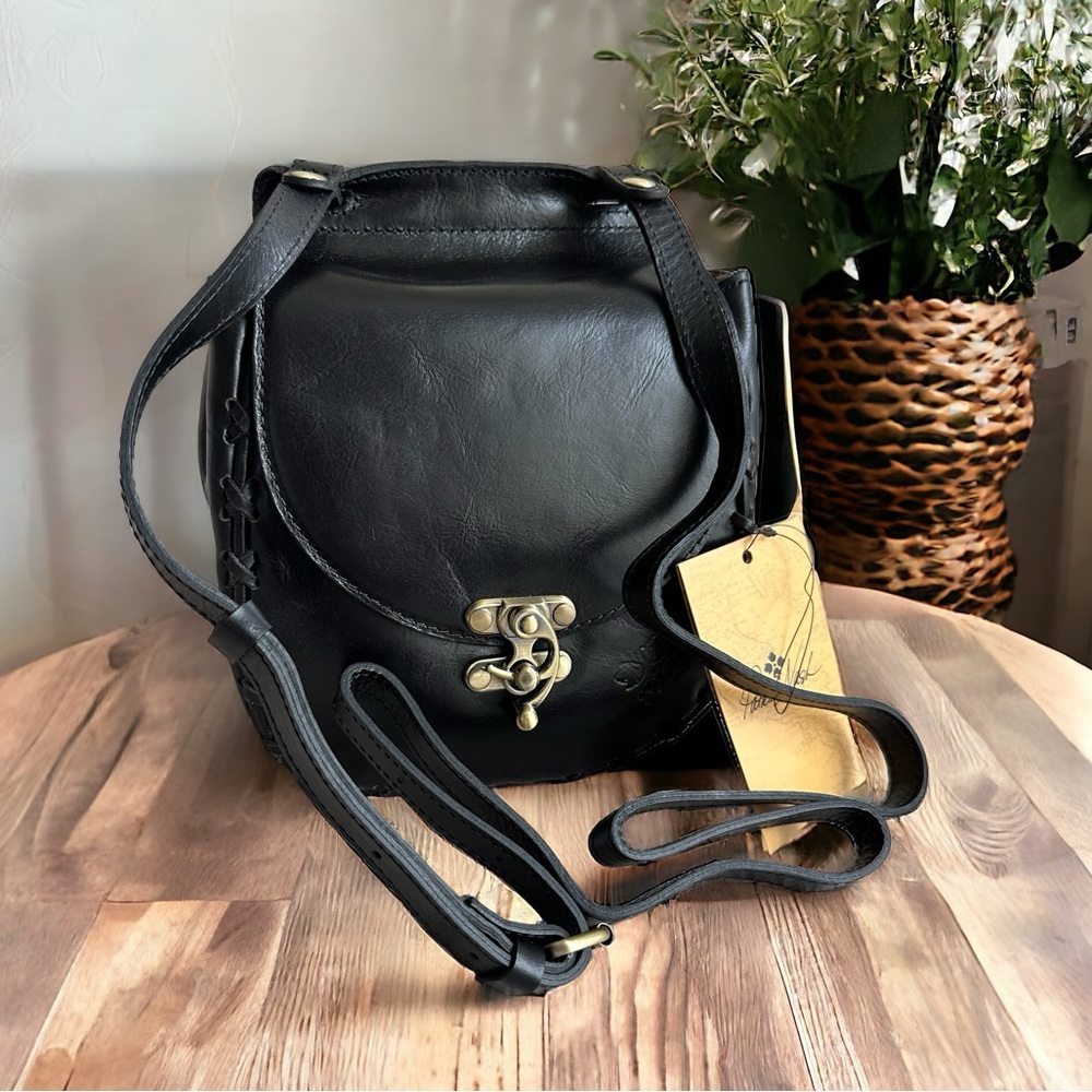Patricia Nash Leather Rossi Saddle Bag